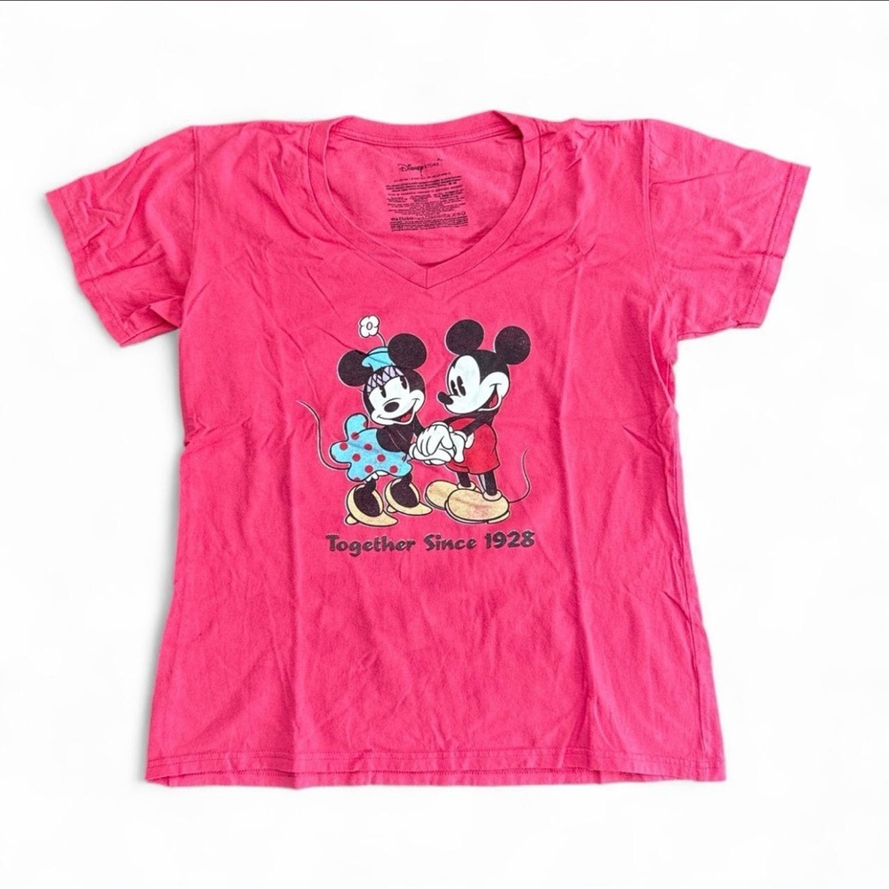Disney Pink Mickey and Minnie Short Sleeve Tee